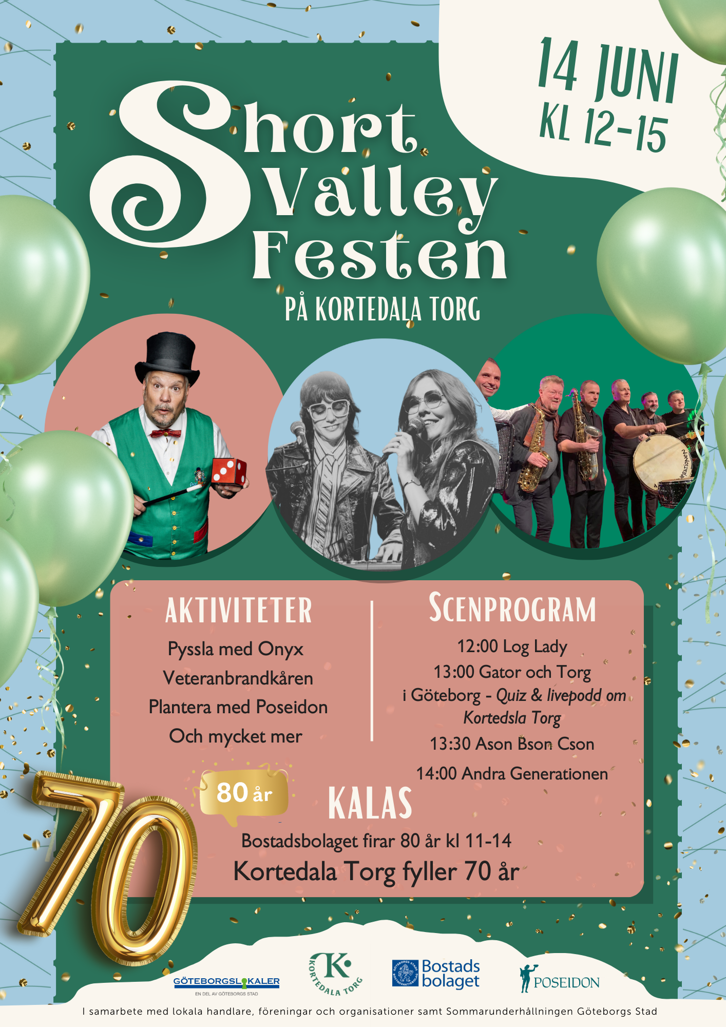 Short Valley 2025 affisch Evenemangsaffisch