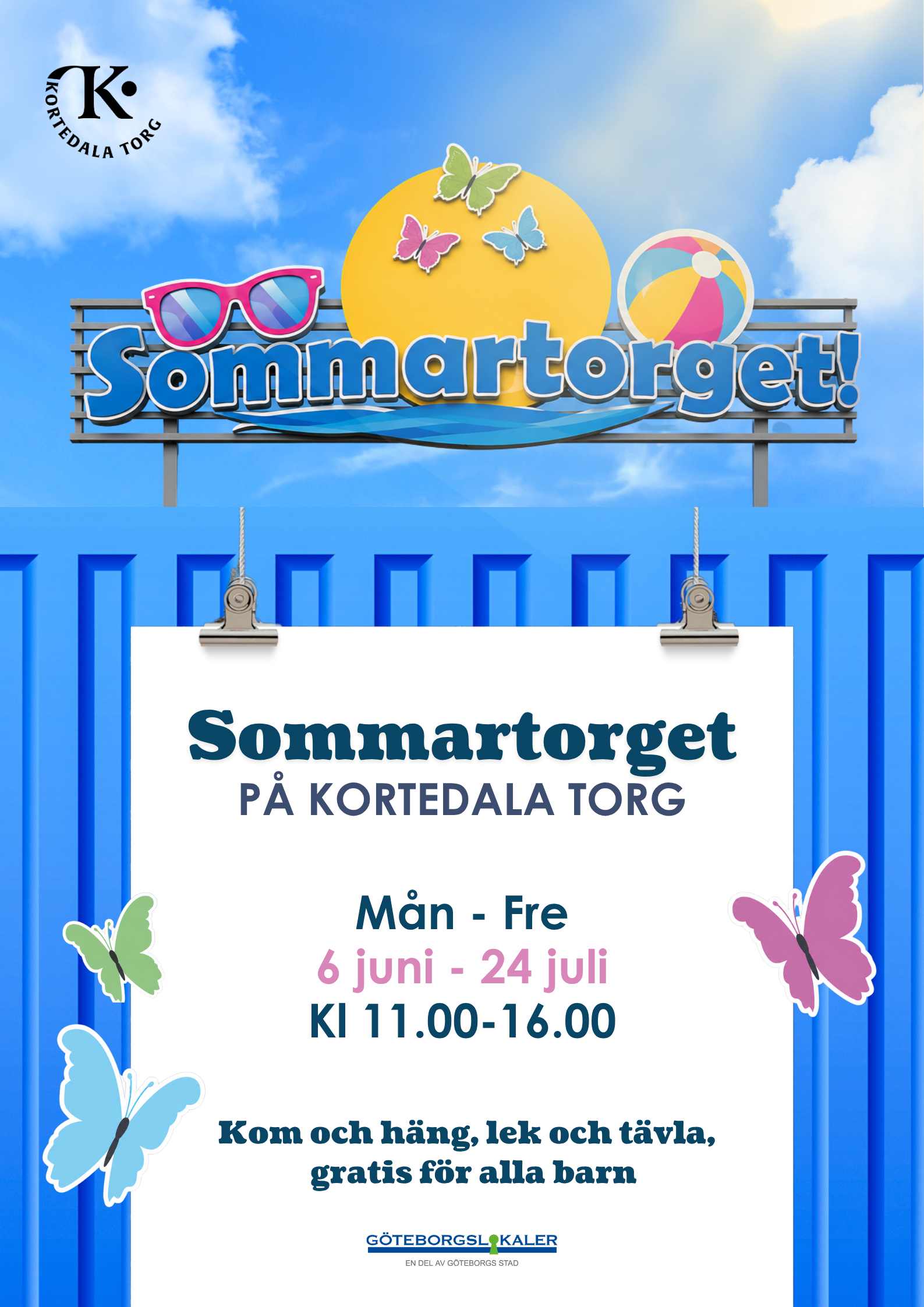 Kortedala Torg på vintern