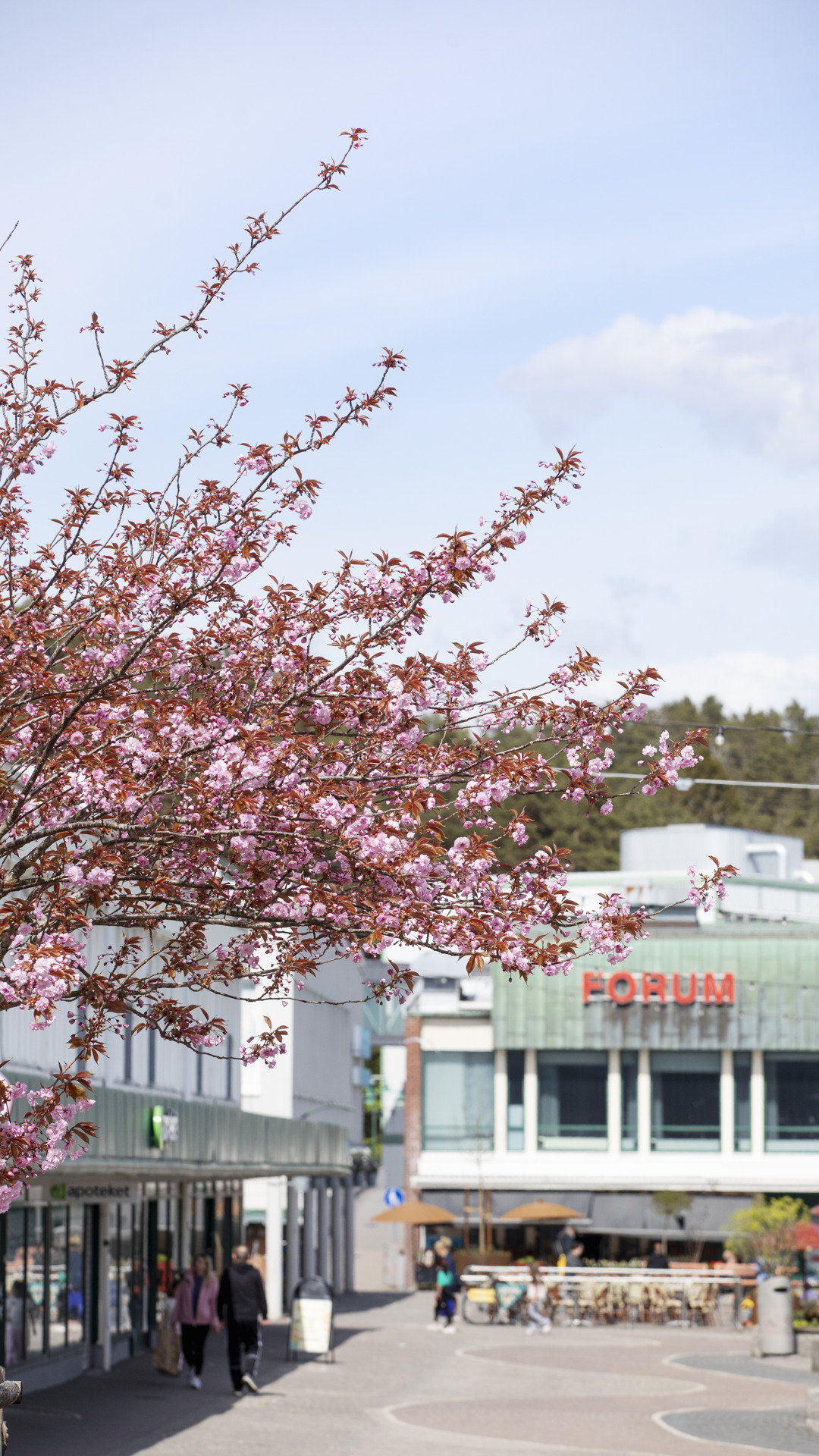 Kortedala Torg på vintern